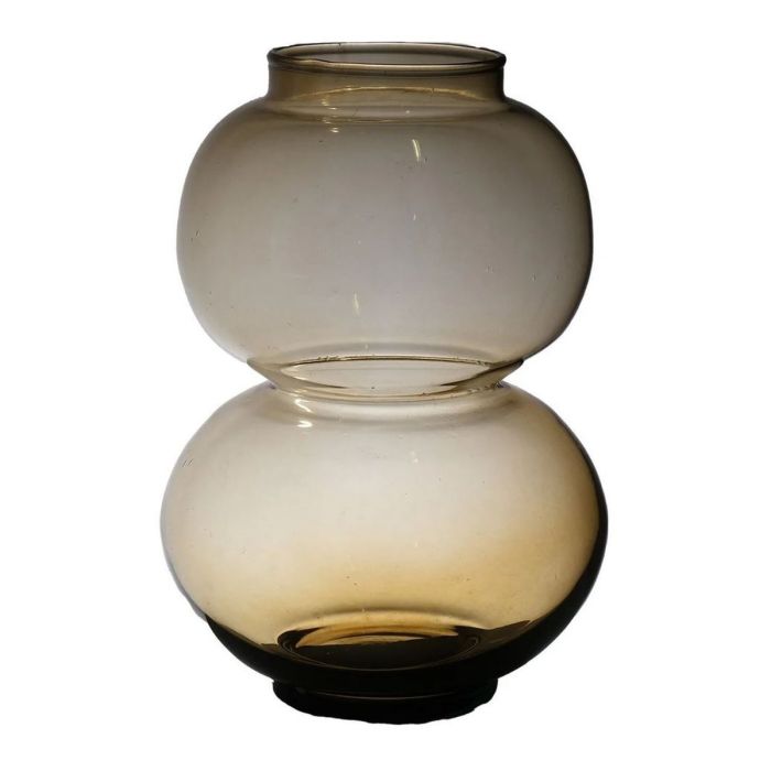 INNA-Glas Bougeoir Diana Boule Transparent 24cm - Vase Boule Porte-Bougie Élégant Pour Table