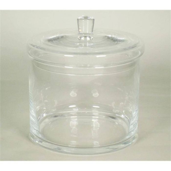 Bocal à bonbons en verre transparent de style européen avec couvercle en verre, présentoir à dessert de mariage, réservoir de bonbons, cadeau de Noël (M court cerf