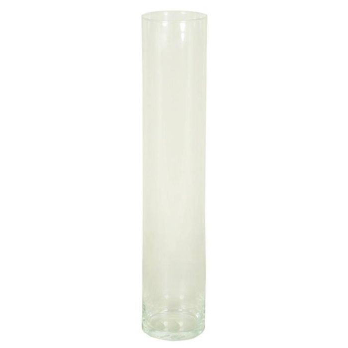Verre à Bougie Cylindrique INNA-Glas 15cm - Vase Transparent Pour Décoration Table