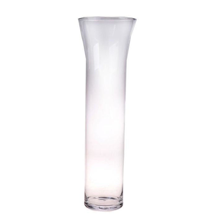 Grand vase à poser au sol PHILLIPP en verre, transparent, 73,5cm