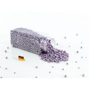 Perles décoratives / billes d'argile PERLA, lilas brillant, 2-8mm, bouteille de 605m, fabriqué en Allemagne