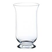 Bougeoir / Vase en verre LEA FIRE, transparent, 25cm, Ø15cm