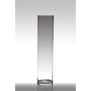Vase à poser au sol SANSA EARTH, cylindre/rond, transparent, 68cm, Ø16cm