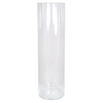 Vase à poser au sol cylindrique SANYA OCEAN en verre, transparent, 70cm, Ø19,5cm