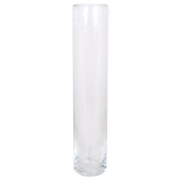 Vase à poser au sol cylindrique SANYA OCEAN, transparent, 50cm, Ø10cm