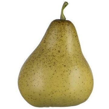 Fruit artificiel Poire MINTAS, vert clair, 9cm, Ø8cm