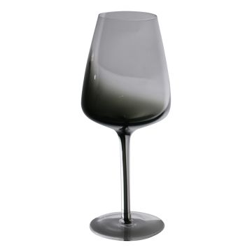 Verre à vin EDELMIRA, gris-transparent, 23cm, Ø10cm
