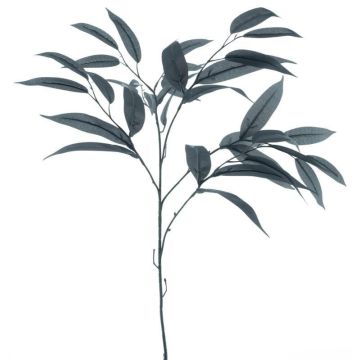 Branche de manguier artificielle WENLIAN, bleu-vert, 75cm