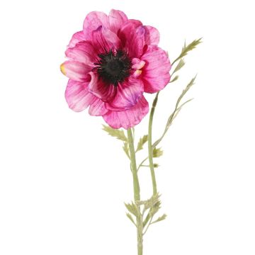 Anémone décorative OKAPI, rose-fuchsia, 55cm, Ø10cm