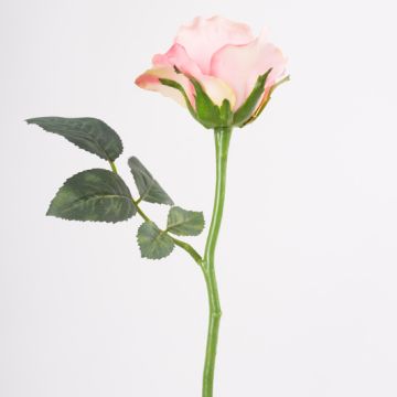 Rose artificielle ELLI, rose, 30cm, Ø6cm