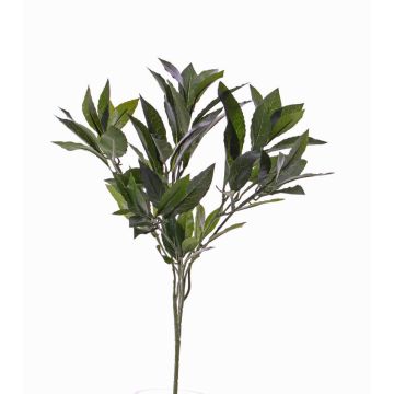 Branche de laurier décorative NAGISA, diff. inflammable, 50cm
