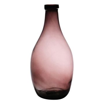 Vase ballon OMAIA, recyclé, violet-transparent, 37cm, Ø19cm