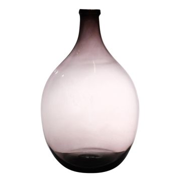 Vase ballon OMAIA, recyclé, violet-transparent, 43cm, Ø29cm