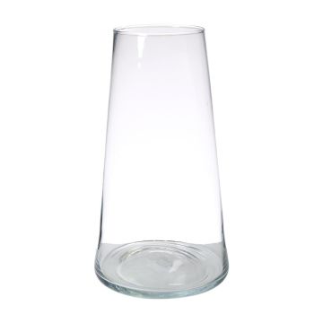 Photophore MAX en verre, transparent, 30cm, Ø24cm