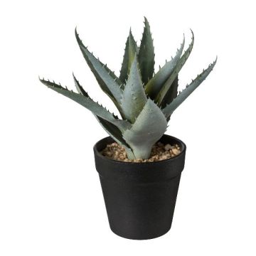 Plante artificielle succulente Aloe Vera BLORN en pot décoratif, vert, 20cm