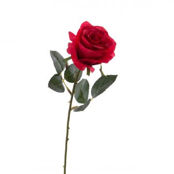 Fleur artificielle Rose SIMONY, rouge, 45cm, Ø8cm