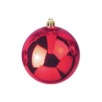 Boule de Noël TEODORA, rouge brillant, Ø30cm