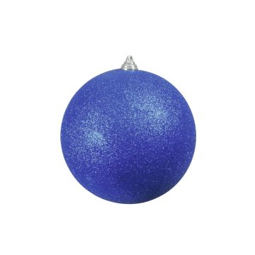 Boule de Noël CANELA, paillettes, bleu, Ø20cm