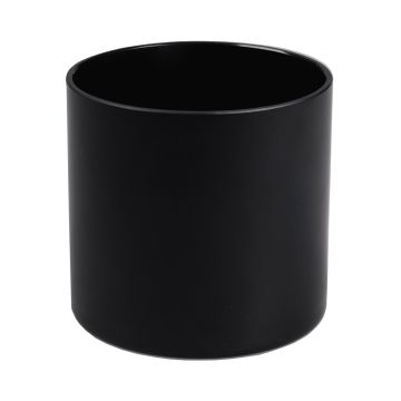 Verre à bougie EVITA, noir mat, 11cm, Ø11,5cm