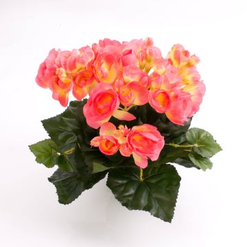 Fausse fleur Bégonia IVANA à planter, rose, 20cm, Ø3-5cm