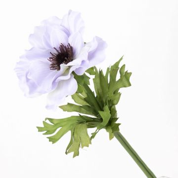 Fleur textile Anémone FRANCA, violet, 35cm, Ø9cm