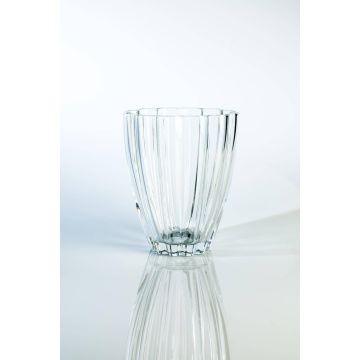 Petit vase en verre / vase de table BEA, transparent, 17cm, Ø 14cm
