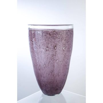 Vase / Cache-pot ALEXA, violet, fabriqué à la main, 31,5cm, Ø 21,5cm