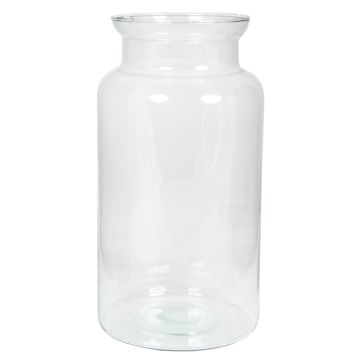 Vase à fleurs KARIN OCEAN en verre, transparent, 35cm, Ø19cm