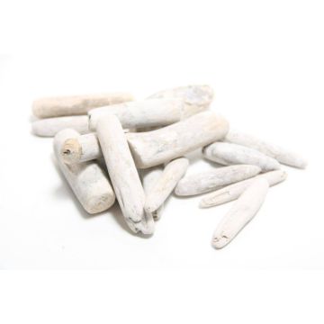 Bois flotté WENDY, blanchi, 4-14 cm