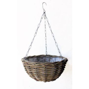 Panier suspendu en rotin RAZA, brun, 12/50cm, Ø40cm Panier suspendu en rotin RAZA, brun, 12/50cm, Ø40cm