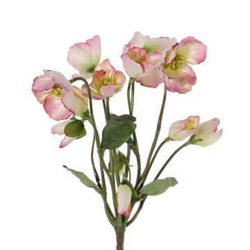 Héllébore artificielle HALLA à planter, rose, 30cm, Ø7cm