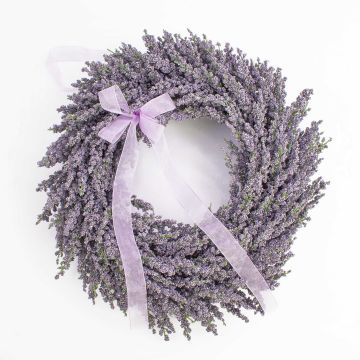 Couronne décorative de lavande YLVIE, violet, Ø40cm