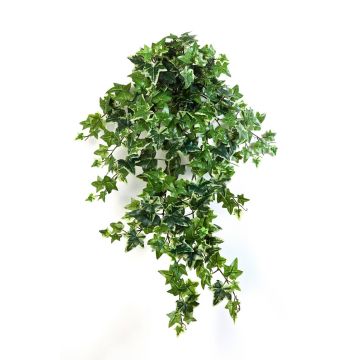 Buisson de lierre artificiel LUKA, à piquer, vert-blanc, 70cm