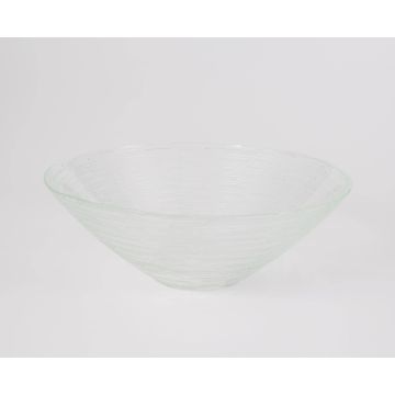 Coupelle ronde en verre MAJVI, transparent, 7cm, Ø20cm