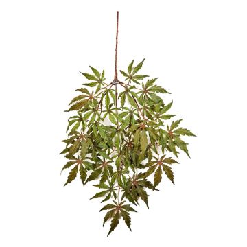 Branche décorative d'érable japonais AKAYO, vert-rouge, 60cm