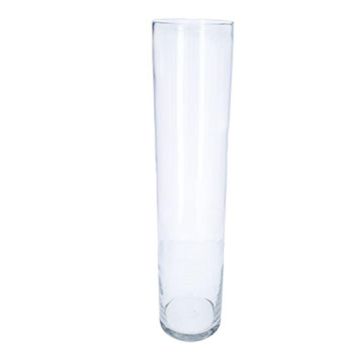 Vase à fleurs en verre SANYA AIR, transparent, 70cm, Ø15cm