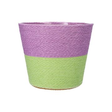 Corbeille à fleurs NERIONKO DUO, violet-vert, 13cm, Ø15,5cm Corbeille à fleurs NERIONKO DUO, violet-vert, 13cm, Ø15,5cm
