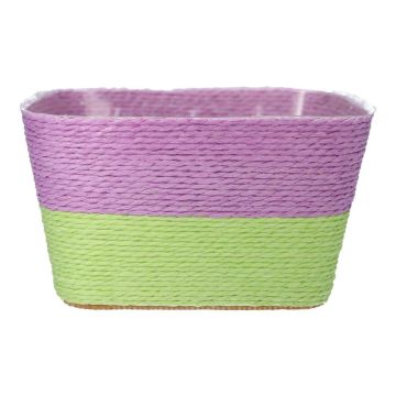 Corbeille à fleurs NERIONKO DUO, violet-vert, 17,5x17,5x10cm Corbeille à fleurs NERIONKO DUO, violet-vert, 17,5x17,5x10cm