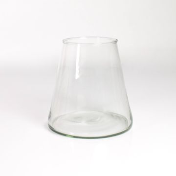 Vase à fleurs / Photophore MAX en verre transparent, 16cm, Ø10cm