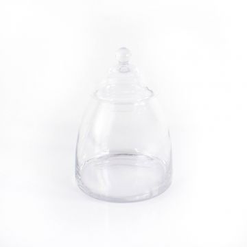 Grande Bonbonnière / Bocal en verre avec son couvercle, MIRA, transparent, 30cm, Ø12,5cm