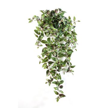 Tradescantia Zebrina artificiel PANCHO, à piquer, vert-lilas, 95cm