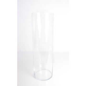 Vase cylindrique / Vase en verre SANSA EARTH, transparent, 60cm, Ø19cm
