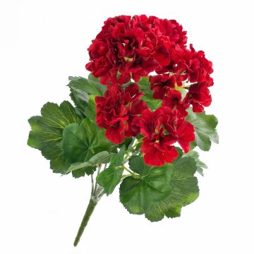 Géranium en tissu MAIKE à planter, rouge, 40cm, Ø4-8cm