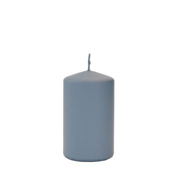 Bougie votive LYCANTHIA, Frosted Pastel, gris, 10cm, Ø6cm, 33h