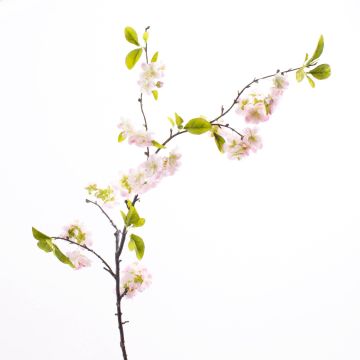 Branche décorative de cerisier en fleurs VALESKA, rose, 105cm