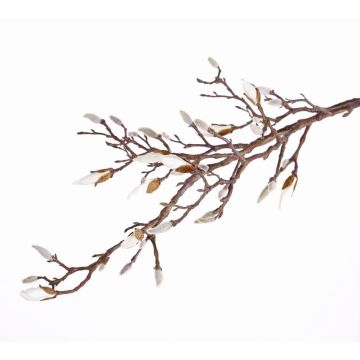 Branche décorative de magnolia ANJULI, crème, 105cm