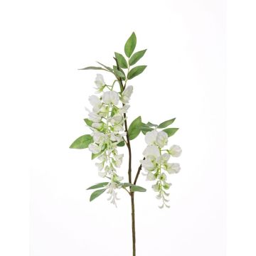 Branche de glycine décorative NEZUMI, fleurs, blanc, 105cm