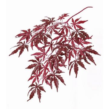 Branche décorative d'érable japonais DIRK, diff. inflammable, rouge, 70cm