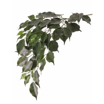 Branche de ficus décorative YUGI, diff. inflammable, 75cm