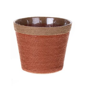 Corbeille à fleurs NERIONKO, terracotta-beige, 16cm, Ø19cm Corbeille à fleurs NERIONKO, terracotta-beige, 16cm, Ø19cm